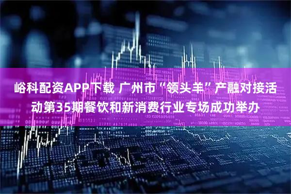 峪科配资APP下载 广州市“领头羊”产融对接活动第35期餐饮和新消费行业专场成功举办